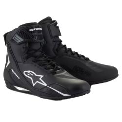 Alpinestars Topánky na motorku Faster-4 čierno-biele Alpinestars Topánky na motorku Faster-4 čierno-biele