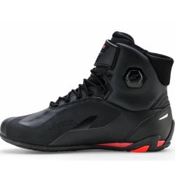 Alpinestars Boty na motorku Faster-4 Drystar černo-fluo červené