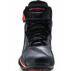 Alpinestars Boty na motorku Faster-4 Drystar černo-fluo červené