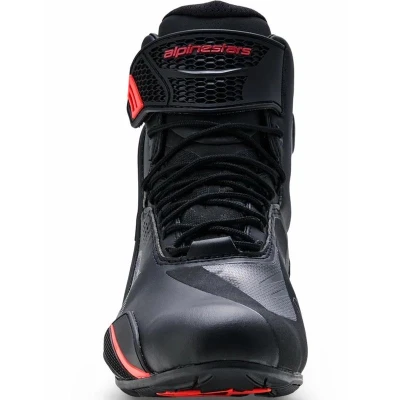 Alpinestars Boty na motorku Faster-4 Drystar černo-fluo červené