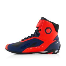 Alpinestars Boty na motorku Faster-4 kolekce MM93 fluo červeno-modro-bílé