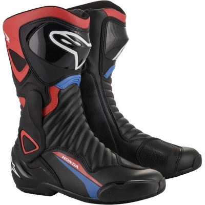 Alpinestars S-MX 6 Honda černo-červeno-modro-bílé pánské motoboty