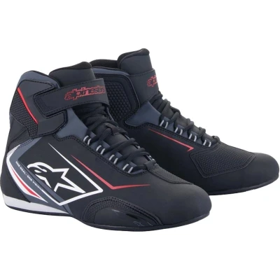 Alpinestars Boty na motorku Sektor Waterproof černo-bílo-šedé Alpinestars Boty na motorku Sektor Waterproof černo-bílo-šedé