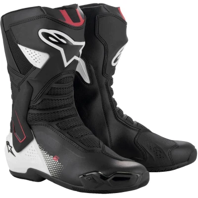 Alpinestars SMX-6 černo-bílo-červené pánské boty na motorku