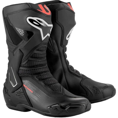 Alpinestars SMX-6 V3 černo-fluo červené boty na motorku