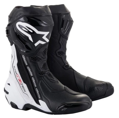 Alpinestars Supertech R Vented černo-bílé pánské motoboty
