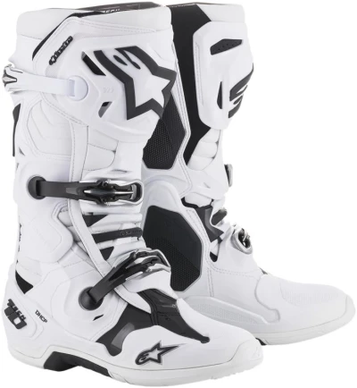 Alpinestars Tech 10 bílé boty na motorku