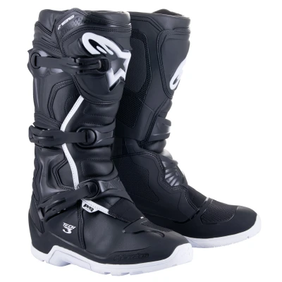 Alpinestars Tech 3 Enduro Waterproof černo-bílé pánské boty na motorku