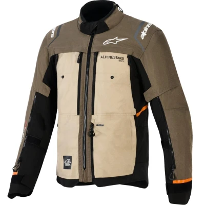 Alpinestars Cusco Drystar hnědo-černá bunda na motorku