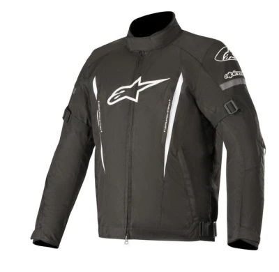 Alpinestars Gunner Waterproof černo-bílá pánská motocyklová bunda
