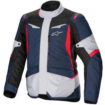 Alpinestars ST-1 Waterproof tmavě modro-černo-červená bunda na motorku