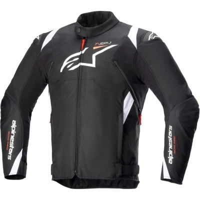 Alpinestars T-SPS 1 Waterproof černo-bílá pánská motocyklová bunda