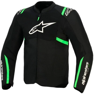 Alpinestars T-SPS Air V2 černo-fluo zelená bunda na motorku