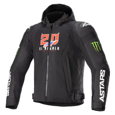 Alpinestars Zaca Air Monster FQ20 černo-červeno-modro-bílo-zelená pánská bunda na motorku