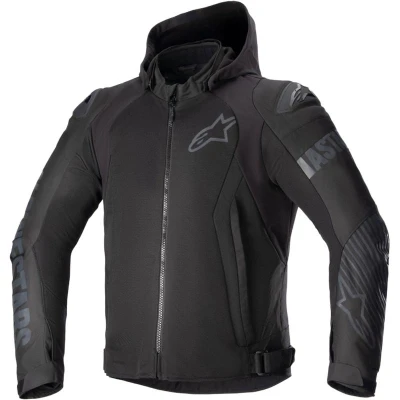 Alpinestars Zaca Air Waterproof černo-černá bunda na motorku