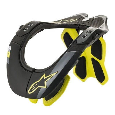 Alpinestars BNS Tech-2 černo-žlutá fluo L/XL chránič krční páteře