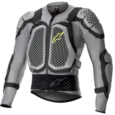 Alpinestars Chránič těla Bionic Action 2 černo-šedo-fluo žlutý Alpinestars Chránič těla Bionic Action 2 černo-šedo-fluo žlutý