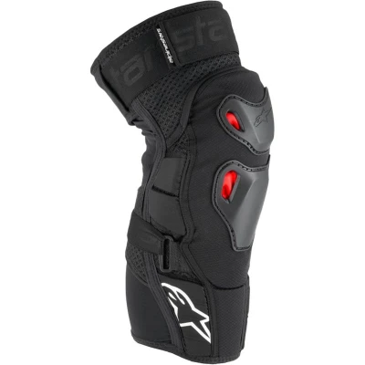 Alpinestars Bionic Pro Plasma černo-červeno-bílé chrániče kolen