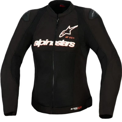 Alpinestars Stella SMX Air černo-bílo-fluo červená dámská bunda na motorku