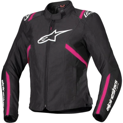 Alpinestars Stella T-SPS 2 Waterproof černo-bílo-růžová dámská bunda na motorku