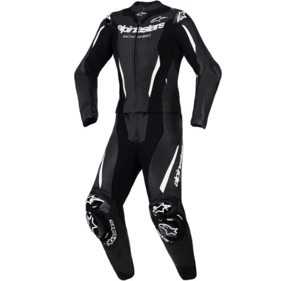 Alpinestars Stella GP-R7 černá dámská dvoudílná kožená kombinéza na motorku
