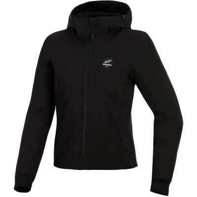 Alpinestars Stella Radium Tech Hoodie černá dámská mikina na motorku