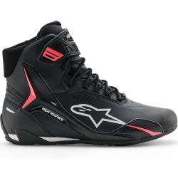 Alpinestars Dámské boty na motorku Stella Faster-4 Drystar černo-šedo-červené
