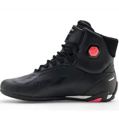 Alpinestars Dámské boty na motorku Stella Faster-4 Drystar černo-šedo-červené