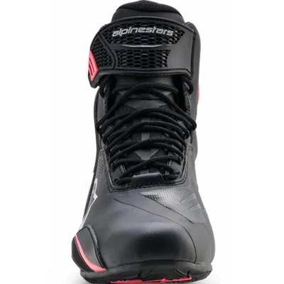 Alpinestars Dámské boty na motorku Stella Faster-4 Drystar černo-šedo-červené