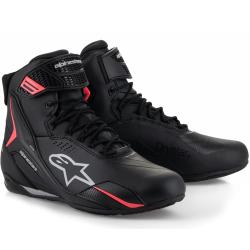 Alpinestars Dámské boty na motorku Stella Faster-4 Drystar černo-šedo-červené