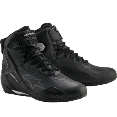 Alpinestars Dámské boty na motorku Stella Faster-4 Drystar černo-stříbrné Alpinestars Dámské boty na motorku Stella Faster-4 Drystar černo-stříbrné