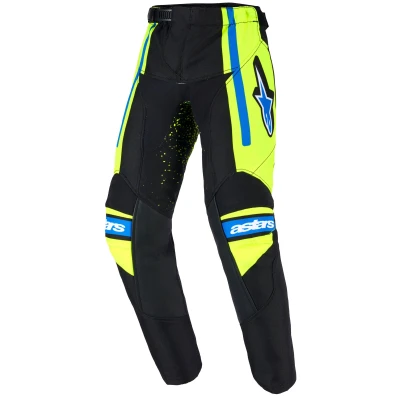 Alpinestars Racer Nomur tmavě modro-fluo žluto-černé 18 dětské motokrosové kalhoty
