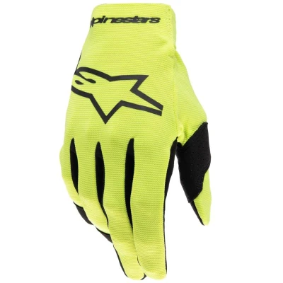 Alpinestars Radar fluo žluto-černé dětské motokrosové rukavice