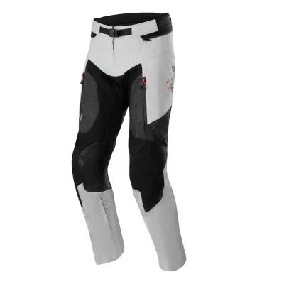 Alpinestars Amt 7 Air světle šedo-černé kalhoty na motorku