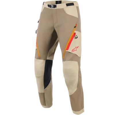 Alpinestars Maxdura Dual světle hnědé motocyklové kalhoty