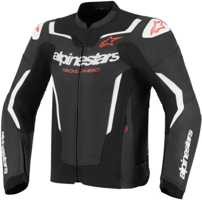 Alpinestars GP Force V2 Airflow černo-bílá kožená bunda na motorku