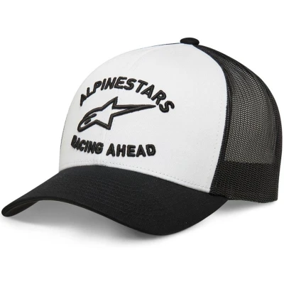 Alpinestars Tripleer bílo-černo-bílá kšiltovka