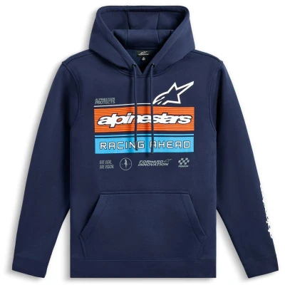 Alpinestars Harken Hoodie modrá pánská mikina