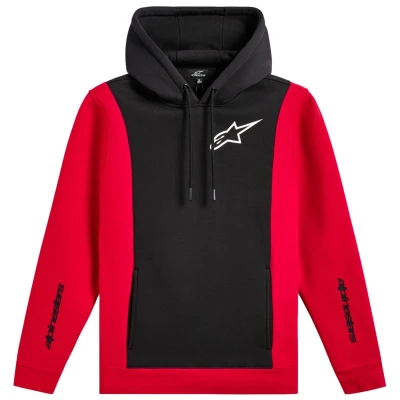 Alpinestars Ignite Hoodie černo-červená pánská mikina