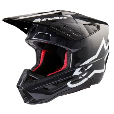 Alpinestars S-M5 Corp tmavě šedá motokrosová helma