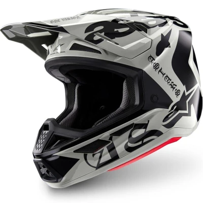 Alpinestars Supertech S-M7 Wolf Dust pískovo-černá limitovaná edice motokrosová helma