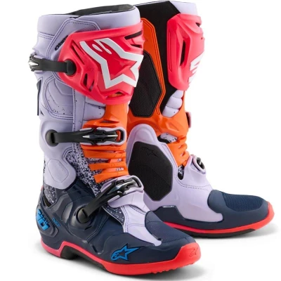 Alpinestars Tech 10 Records černo-barevné motokrosové boty v limitované edici