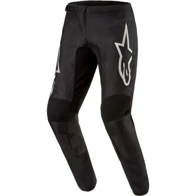 Alpinestars Motokrosové kalhoty Fluid Graphite 2024 černo-stříbrné Alpinestars Motokrosové kalhoty Fluid Graphite 2024 černo-stříbrné