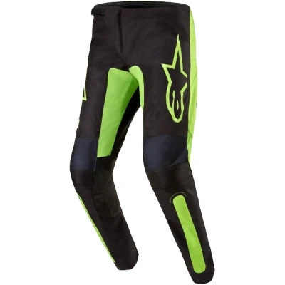 Alpinestars Fluid Lurv černo-fluo žluté motokrosové kalhoty