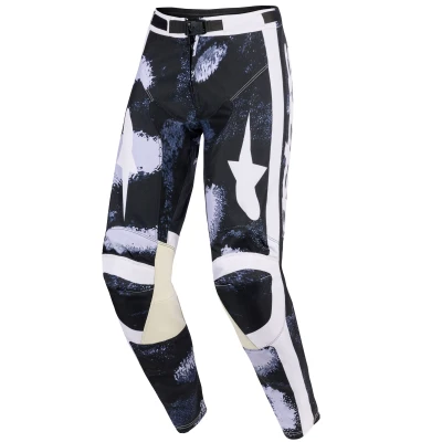 Alpinestars Racer Lahnd šedo-camo motokrosové kalhoty