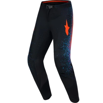 Alpinestars Supertech Black Hole černo-barevné pánské motokrosové kalhoty