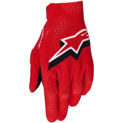 Alpinestars Supertech MX červeno-černo-bílé motokrosové rukavice