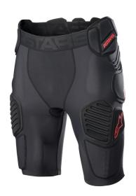 Alpinestars Motokrosové šortky Bionic Pro černo-červené Alpinestars Motokrosové šortky Bionic Pro černo-červené