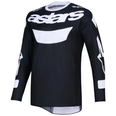 Alpinestars Racer Air Riway černo-bílý motokrosový dres