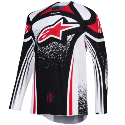 Alpinestars Techstar Nomur černo-bílo-červený motokrosový dres